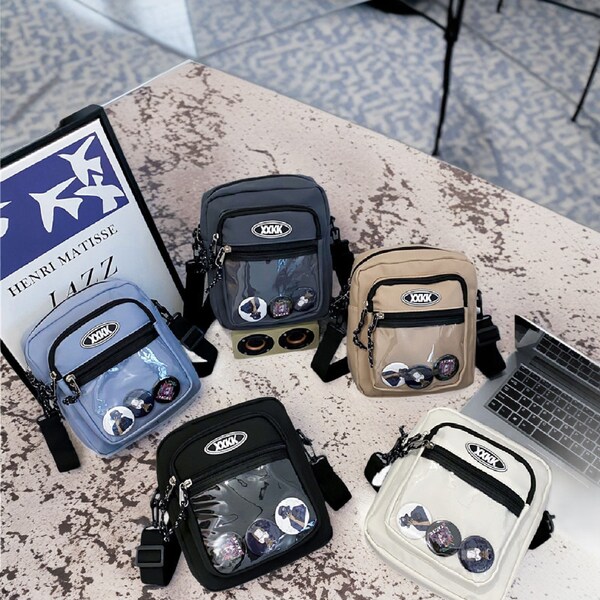 Cute Ita Bag, Portable Handbag, Fashionable Shoulder Bag Wallet, Diy Ita Bag Crossbody Bag, Transparent Window Bag, Mini Ita Bag