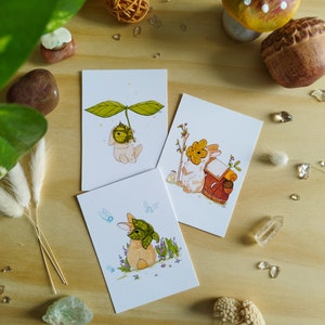 Illustration "Flying lapirogu", "Travel Lapirogu", "Fairies Lapirogu" - Impression 5*7 / carte postale