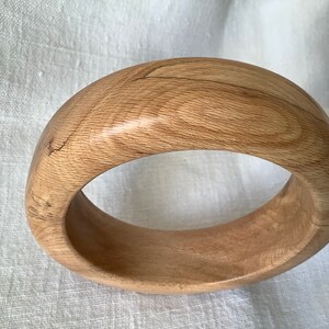 SALE English Beech Wooden Bangle image 2