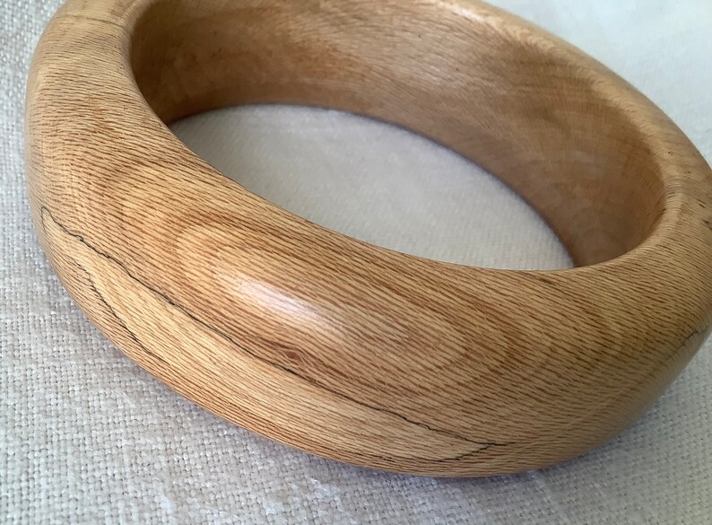 SALE English Beech Wooden Bangle image 1