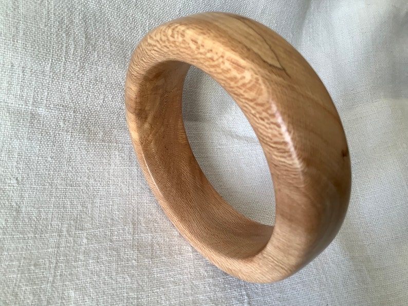 SALE English Beech Wooden Bangle image 3