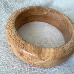 SALE English Beech Wooden Bangle image 5