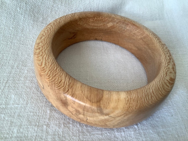 SALE English Beech Wooden Bangle image 5