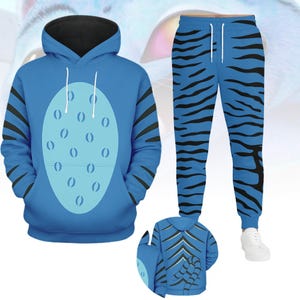 Kpop Demon Hunter Derpy Tiger Costume Hoodie, Kpop Demon Hunters Hoodie For Fans, Funny Derpy Costume Outfit, Halloween Costume Hoodie