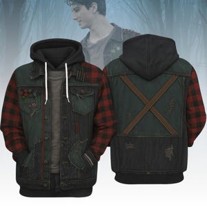 Zed Necrodopolis Zombies 4 Costume Hoodie, Disney Zombie Football Cosplay Hoodie Men, Movie Halloween Outfit, Fan Gift