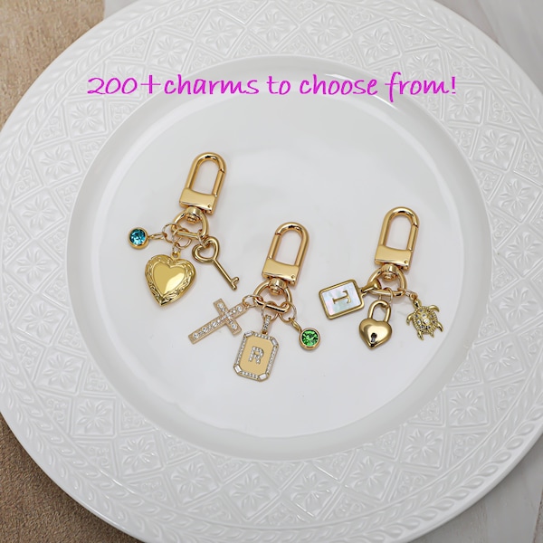 Aangepaste bedelsleutelhangers, bedelsleutelhanger, geboortesteensleutelhanger, hangersleutelhangers, tasbedels, damestasaccessoires, sleutelhanger, cadeau voor haar