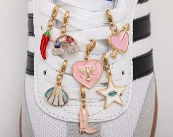 Custom sneaker shoe charms, choose your shoelace charms, personalized shoe charms, shoe charms, shoelace accessories for women, gifts