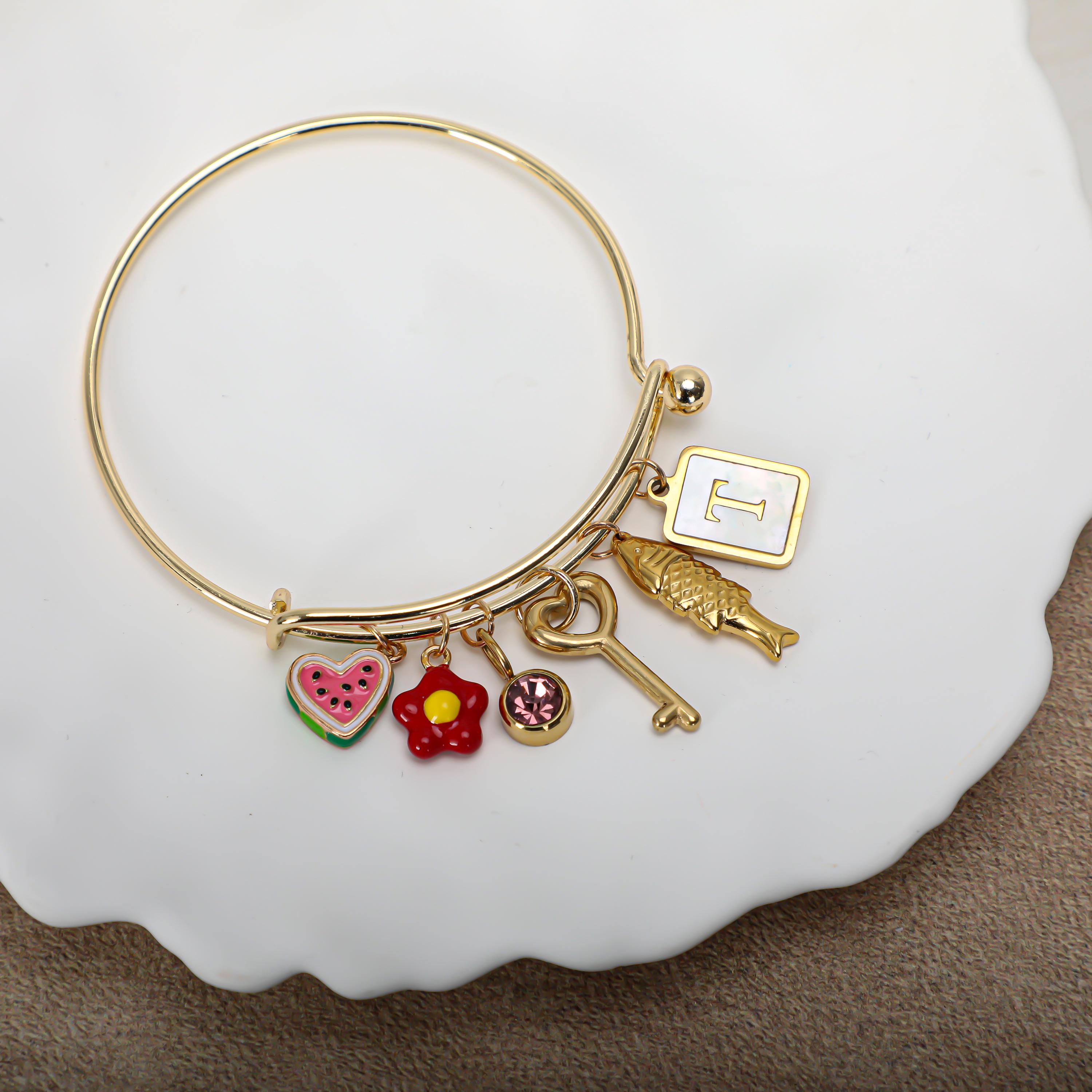 Custom Charm Bracelet,Personalized Charm Bracelet,pick your own
