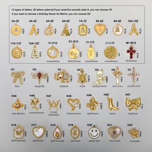 Bulk wholesale various styles of gold plated Charms | Single charms to add to bracelets or necklaces | DIY bracelet necklace accessories