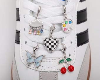Custom sneaker shoe charms, choose your shoelace charms, personalized shoe charms, shoe charms, shoelace accessories for women, gifts