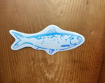 Trout Permanent Vinyl Sticker | CUSTOM Colors Available