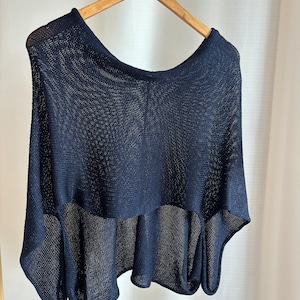 Elegant Silk Poncho Wrap For Women, Lightweight Silk Blend Shawl, Versatile Layering Cover Up, Soft Breathable Silk Top