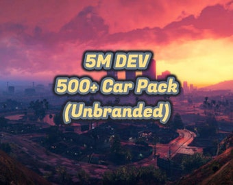 FiveM - 500 Unbranded Car Vehicle Pack | Fivem Optimized | Grand Theft Auto 5 | Vehicle Pack | GTARP Vehicles | GTA Mod Optimized