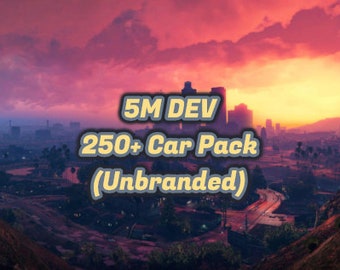 FiveM - 250 Unbranded Car Vehicle Pack | Fivem Optimized | Grand Theft Auto 5 | Fahrzeug Pack | GTARP Vehicles | GTA Mod Optimiert