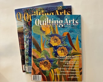 3 Issues of  of Quilting Arts 2001