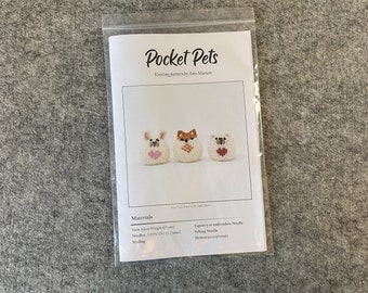 Printed Paper Copy Knitting Pattern - Pocket Pets