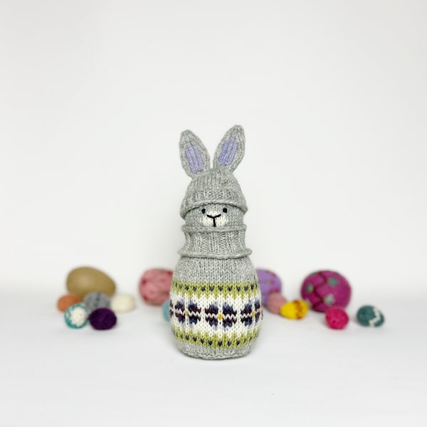 Colorwork Bunny - PDF knitting pattern