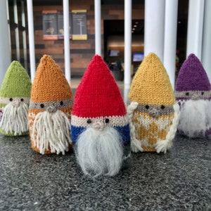 PDF Knitting Pattern:  Colorwork Gnomes