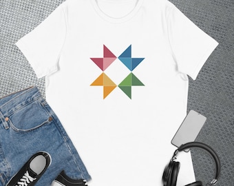 Star Ribbon Quilt Block Women's Relaxed T-Shirt