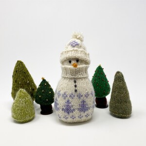 PDF Knitting Pattern - Colorwork Snowman
