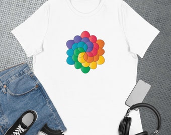 Flower Color Burst Women's Relaxed T-Shirt