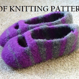 PDF Knitting Pattern - Tea Time Slippers