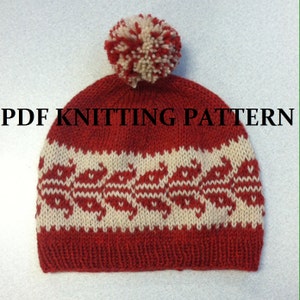 PDF Knitting Pattern - Winter Wheat Hat