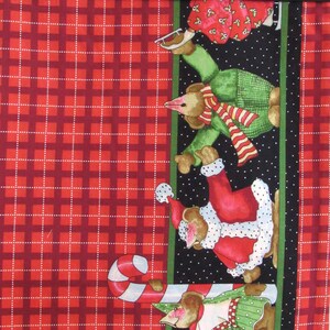 Travel Pillowcase Toddler Pillowcase Rambling Ted Teddy Bear Christmas Mice Celebrate Your Socks Off French Seams OOP HTF image 5