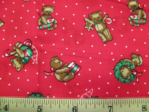 CHRISTMAS DOT ALLOVER FABRIC