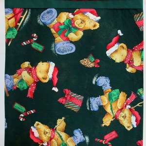 Travel Pillowcase Toddler Pillowcase Rambling Ted Teddy Bear Christmas Mice Celebrate Your Socks Off French Seams OOP HTF image 4