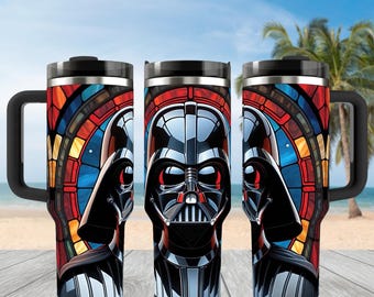 Bicchiere da 40 oz di Darth Vader Star Wars, bicchiere per fan di Star Wars, bicchiere in acciaio inox di Anakin Skywalker, regalo per fan, bicchieri di Star Wars
