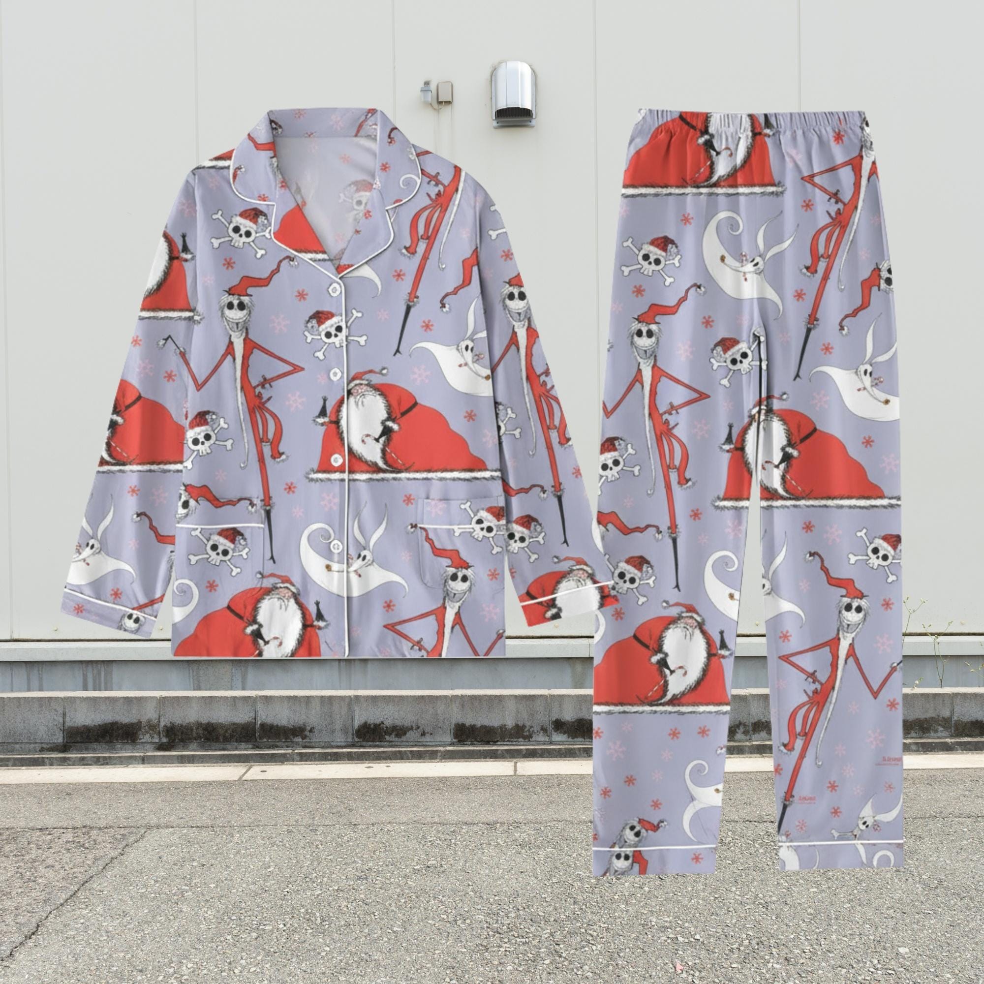 Discover Jack Skellington Christmas Pajamas Set, Nightmare Before Christmas PJs Family, Disney Holiday Matching Pajamas, Spooky Christmas Pajamas