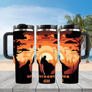Personalized Dathomir Star Wars 40oz Tumbler, Star Wars Planet Steel Tumbler, Darth Vader Drinkware Tumbler Cup, Skywalker Tumbler