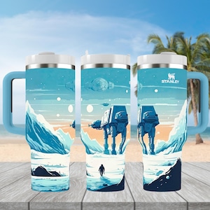 Star Wars Hoth Planet 40oz Tumbler, Star Wars Stainless Tumbler, Star Wars Gift For Fan, Revenge The Sith Star Wars Drinkware Cup
