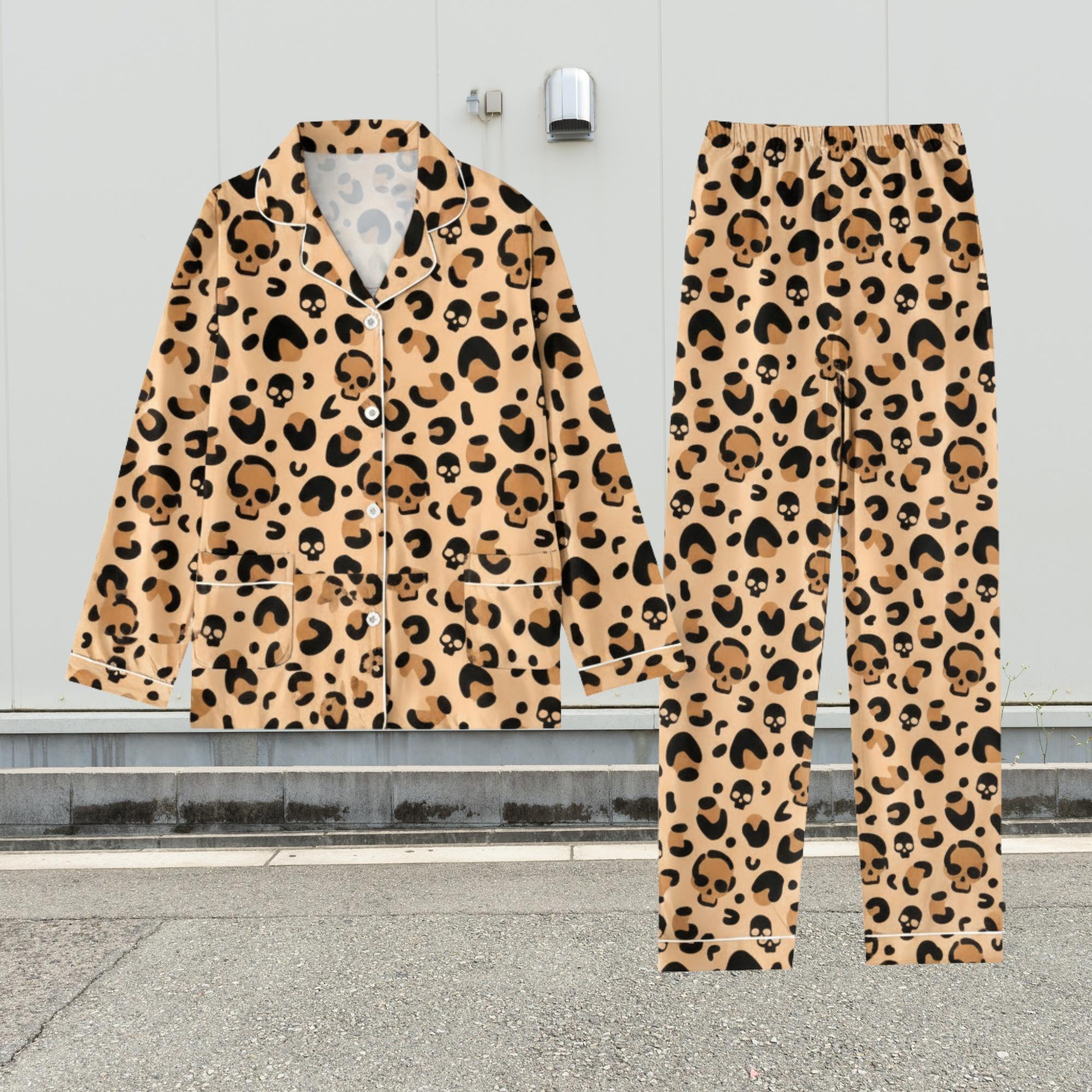 Discover Halloween Skull Pajamas Set, Spooky Skeleton Pajamas For Women, Scary Skull Matching Family PJs, Creepy Halloween Pajamas Family