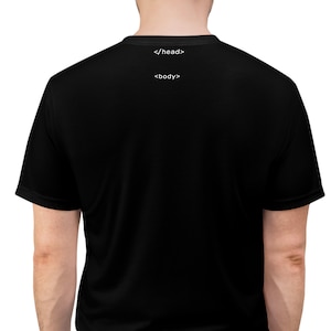 Geek T-Shirt HTML Head - Body, coding t-shirt, programmer shirt, html code, web developer t-shit, technology gift