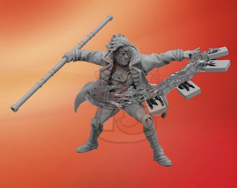 Gambler - 32mm Miniature 40mm Miniature | DnD mini | Superhero | Wargame | Compatible Zombicide B
