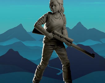 The Last of Us Miniatures Zombicide Girl / Wasteland / Walking Dead / TLOU / Ellie The Last of Us
