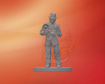 Pack 6x Investigators Miniatures Arkham Horror AH LCG / Lovecraft - Researchers 09