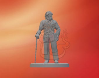 Pack 5x Investigators Miniatures Arkham Horror AH LCG / Lovecraft - Researchers 11