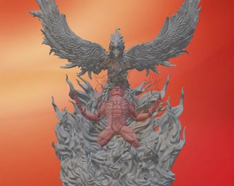 Wolverine Phoenix Force - 32mm Miniature 40mm Miniature | DnD mini | Superhero | Wargame | Zombicide compatible
