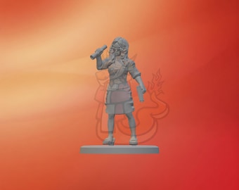 Pack 5x Investigators Miniatures Arkham Horror AH LCG / Lovecraft - Researchers 06