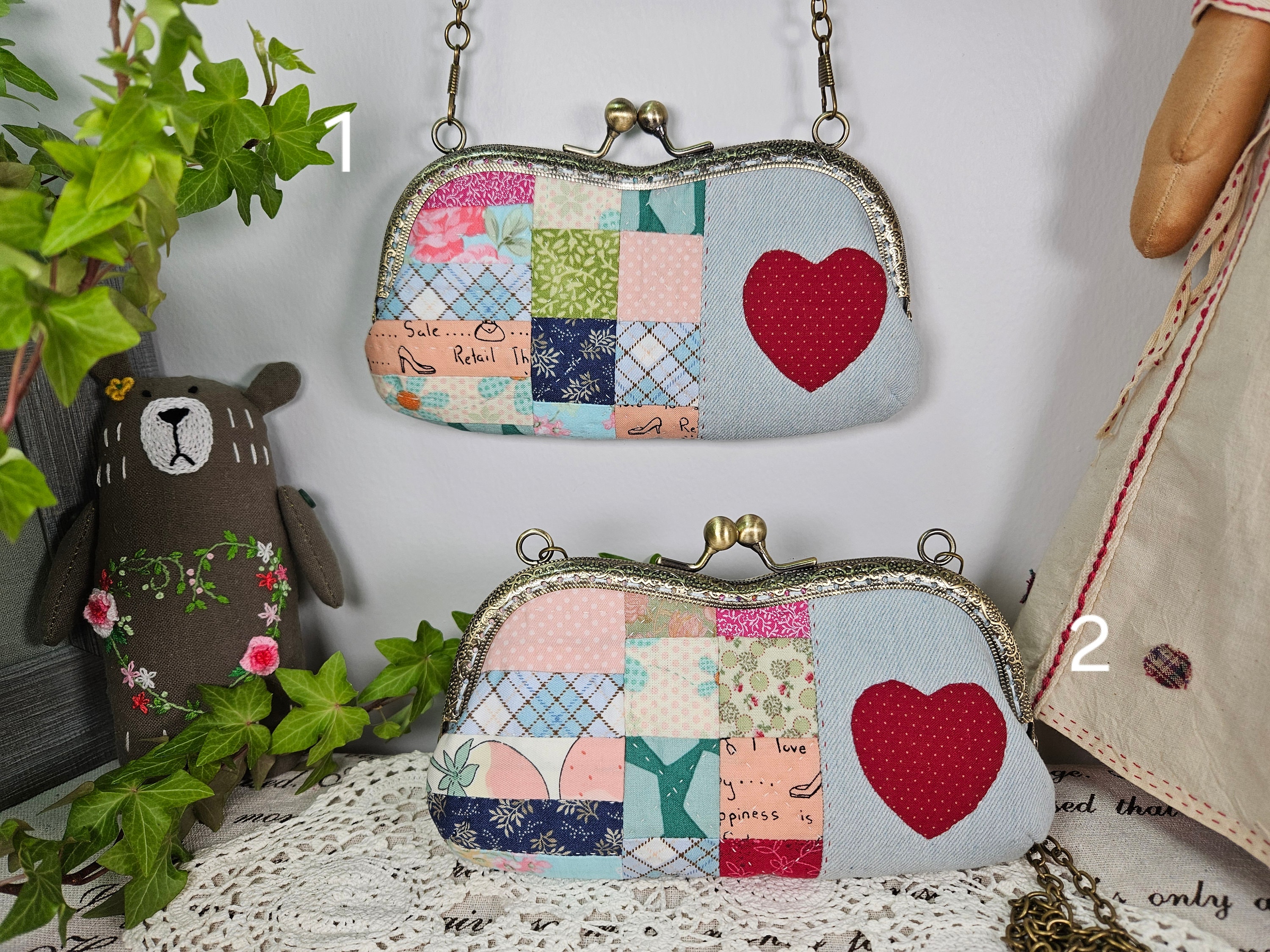 Fossil patchwork purse online