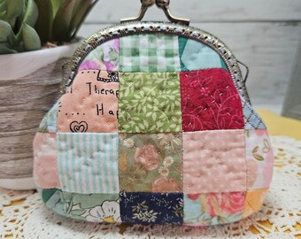 Handmade Patchwork Quilted Coin Purse