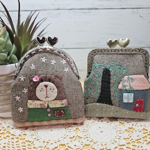porte-monnaie, sac à main matelassé en patchwork, sac à main fait main, sacs cousus à la main, porte-monnaie pour cartes