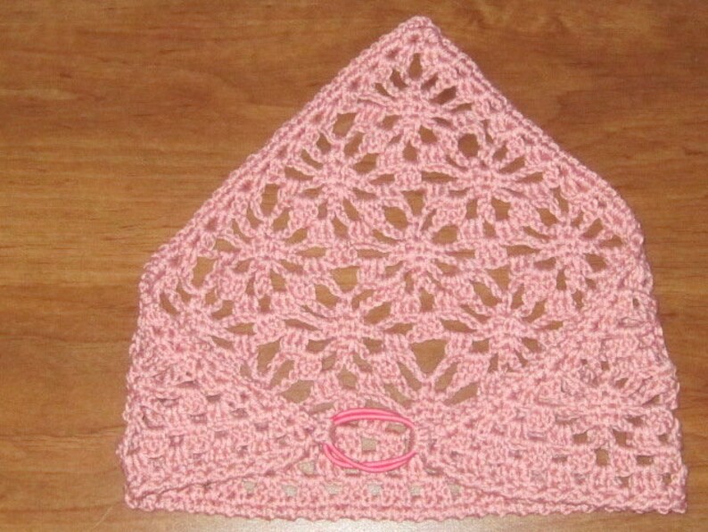 Triangle Hairband Crochet Bandana Head Cover Crochet Headband