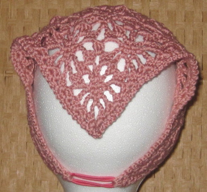 Triangle Hairband Crochet Bandana Head Cover Crochet Headband