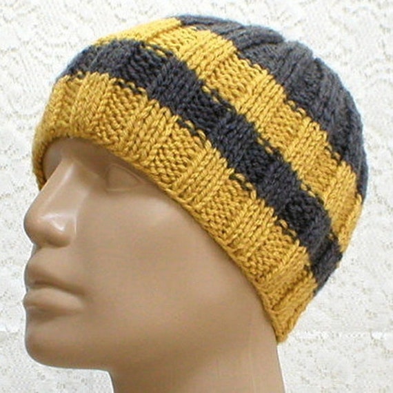 mustard yellow beanie hat