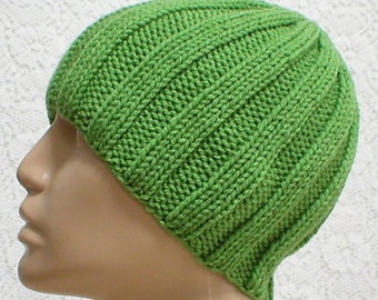 Unisex kiwi green beanie hat citrus green ribbed hat green apple vegan beanie green chemo cap leaf green knit skully Canada hiker skateboard