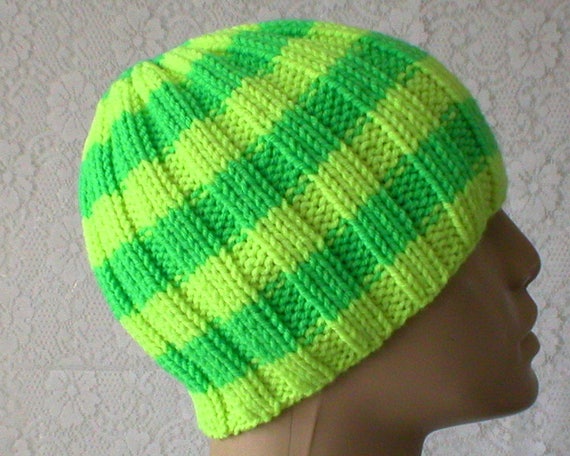 bright yellow beanie hat
